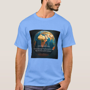 Camiseta Um Lembrete Gentil da Terra