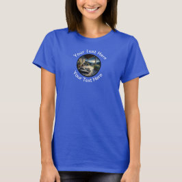 Camiseta Um lindo gato Maine Coon com texto personalizado