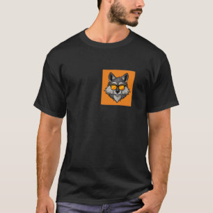 Camiseta Um Lobo com Óculos Solares 1