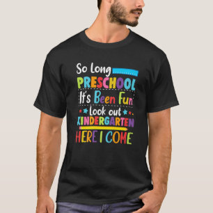Camiseta Um Longo Jardim de Infância da Pré-Escolas Aqui Eu