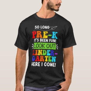 Camiseta Um Longo Jardim de Infância da Pré-Escolas Aqui Eu