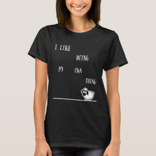 Camiseta Um Lover De Ovelhas, Um Lover De Introdução, Eu Fa