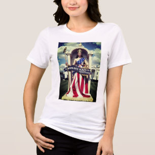 Camiseta Um lugar feminino está na resistência