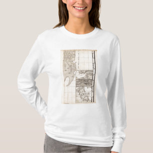 Camiseta Um mapa do Império Britânico na folha 8 de Amér