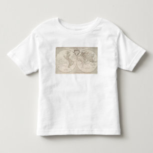 Camiseta Um mapa do mundo