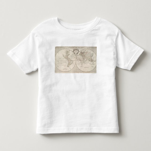 Camiseta Um mapa do mundo (Frente)