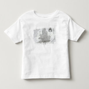 Camiseta Um mapa novo do reino de Inglaterra