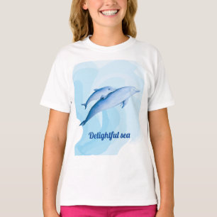 Camiseta Um mar incrível com golfinhos