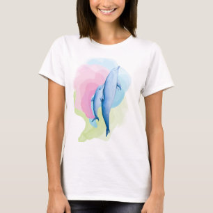 Camiseta Um mar incrível com golfinhos