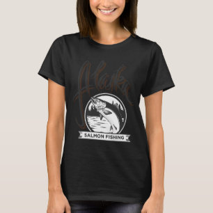 Camiseta Um martim-pescador com um peixe no letreiro "Proib