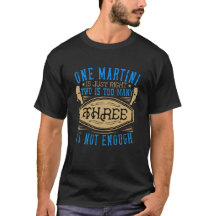 Um martini está certo, dois é demais