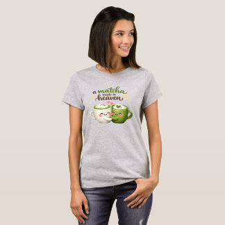 Camiseta Um Matcha Feito no Céu Fofo Humor Pun