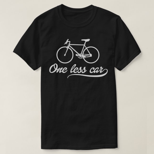 Camiseta Um Menos Carro Ciclografando (Frente do Design)