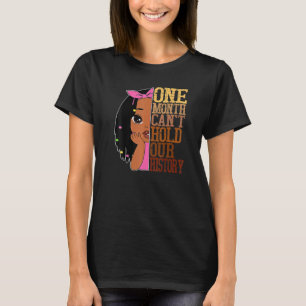 Camiseta Um Mês Africano não Consegue Manter História Negra