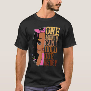 Camiseta Um Mês Africano não Consegue Manter História Negra