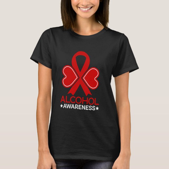 Camiseta Um mês de consciência sobre o álcool (Frente)