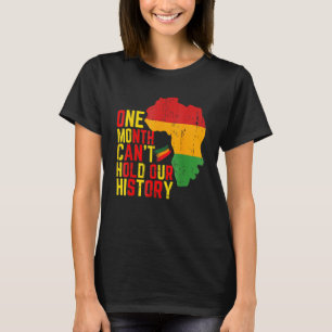 Camiseta Um Mês Não Consegue Manter Nossa História Pan-Afri