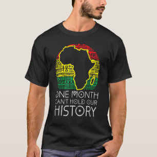 Camiseta Um Mês Não Consegue Manter Nossa História Pan-Afri