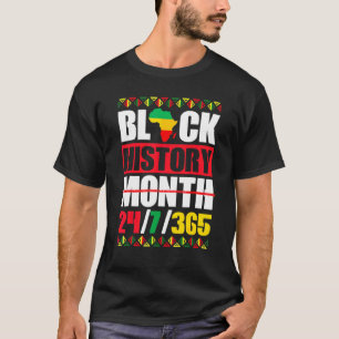 Camiseta Um Mês Não Consegue Manter Nossa História Pan-Afri