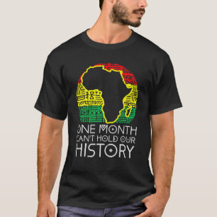 Camiseta Um Mês Não Consegue Manter Nossa História Pan-Afri