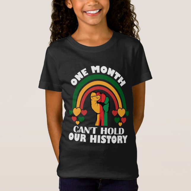 Camiseta Um Mês não pode manter nossa história (Frente)