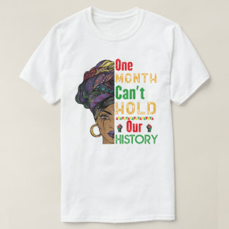 Camiseta Um Mês não pode manter nossa história