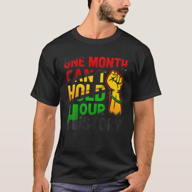 Camiseta Um Mês não pode manter nossa história (Frente)