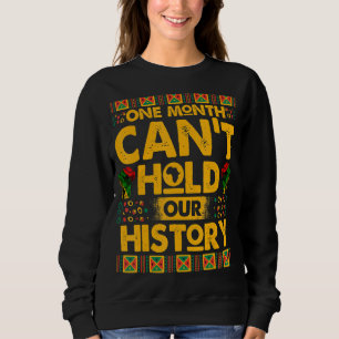 Camiseta Um mês não pode manter nossa história como um negr