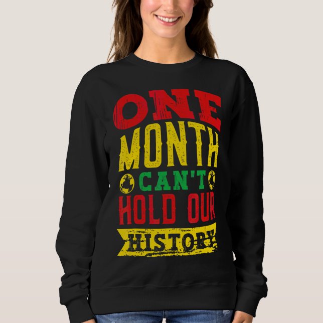 Camiseta Um Mês não pode manter nossa história historiadora (Frente)