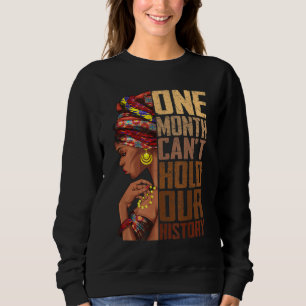 Camiseta Um mês não pode manter nossa história Melanin Afri