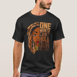 Camiseta Um mês não pode manter nossa história Roupa africa