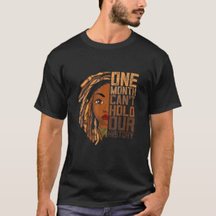 Camiseta Um mês não pode manter nossa história Roupa africa