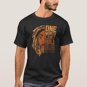 Camiseta Um mês não pode manter nossa história Roupa africa