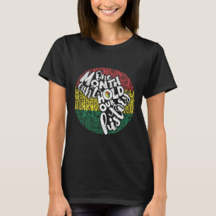 Camiseta Um Mês Não Pode Segurar a Mensagem de Orgulho da H