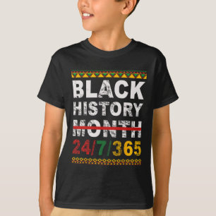 Camiseta Um Mês Não Pode Segurar Nossa História Mês da Hist
