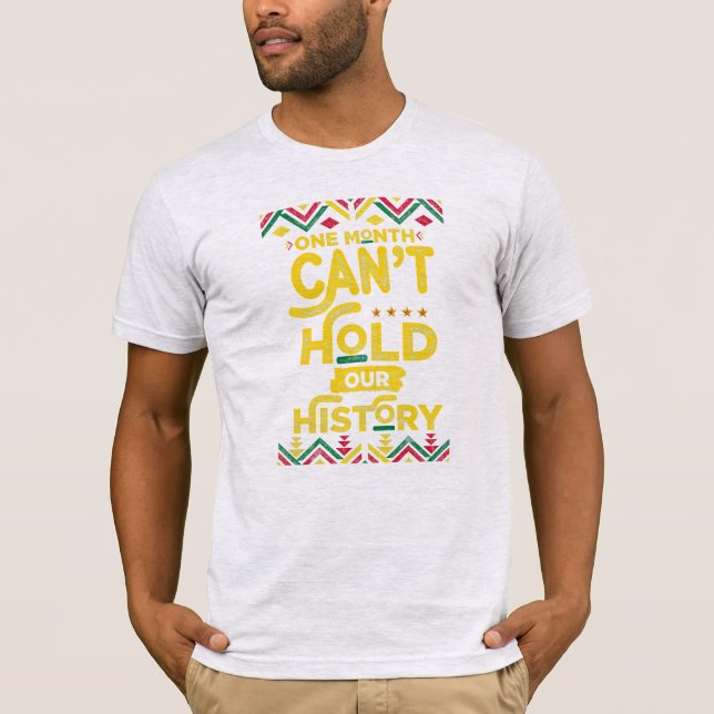 Camiseta Um Mês Não Pode Segurar Nossa História Orgulho Neg (Frente)