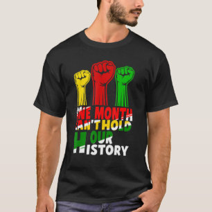 Camiseta Um Mês Pode Manter Nossa História Colorida Afric