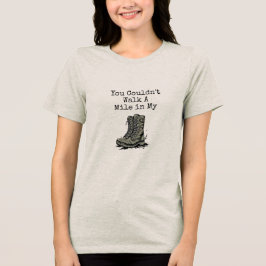 Camiseta "Um Milha nos Meus Coturnos"