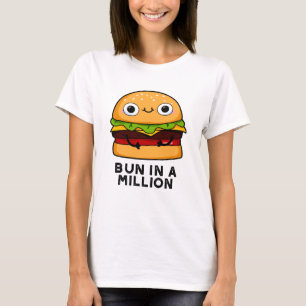 Camiseta Um Milhão De Burger Pun Engraçado