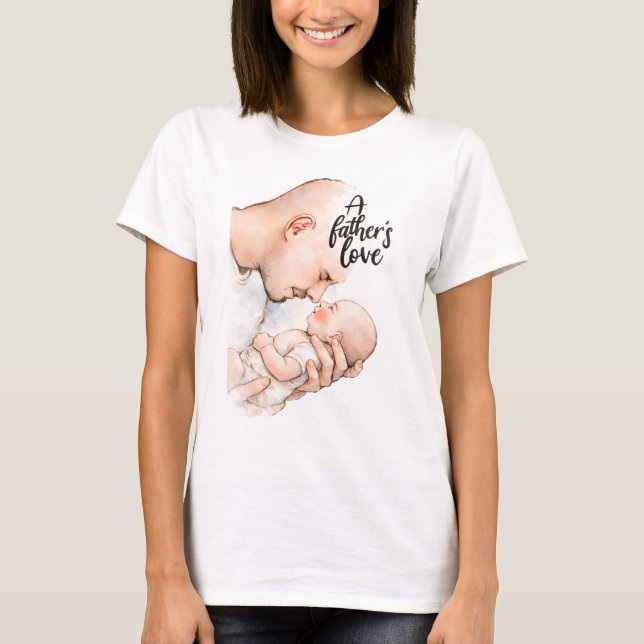 Camiseta Um Momento Terno de um Pai (Frente)