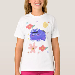 Camiseta Um Monstro Não Tão Assustador em uma Bolsa de Pano