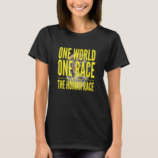 Camiseta Um Mundo Um Raça Humana