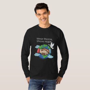 Camiseta Um Mundo, Uma Paz, Uma Esperança