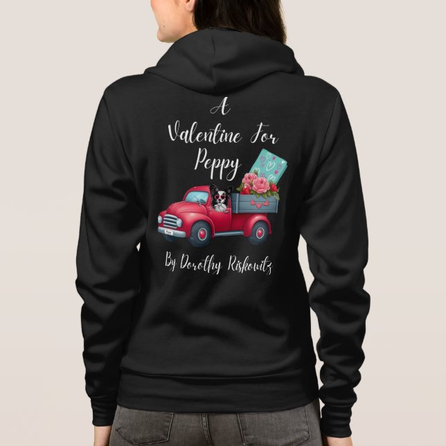 Camiseta Um Namorados para a Peppy Ladies Hoodie (Verso)