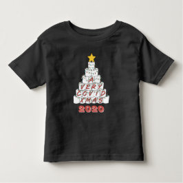 Camiseta Um Natal Muito COVID Engraçado 2020 Árvore de Pape