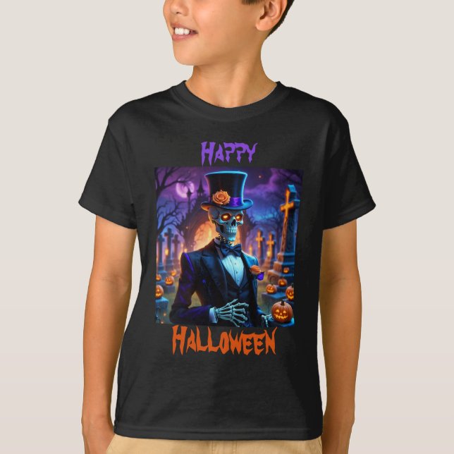 Camiseta Um noivo de Halloween (Frente)