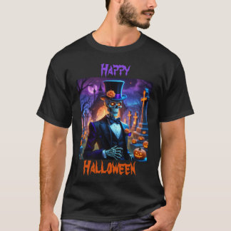 Camiseta Um noivo de Halloween