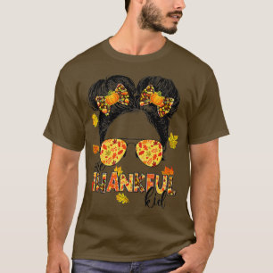 Camiseta Um Obrigado de outono de outono de uma criança agr