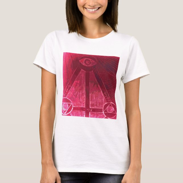 Camiseta um olho que olha o (Frente)