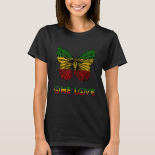 Camiseta Um Orgulho Amor Borboleta Reggae Hippie Rasta